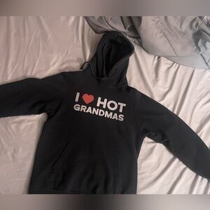 I love hot grandmas hoodie